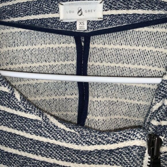 Lou & Grey Asymmetrical Zip Cardigan Size XS - Picture 2 of 8